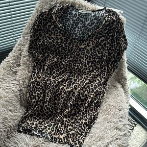 Leopard tunic dress